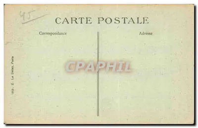 Orléans (Loiret) — Beeld van Jeanne d'Arc door Foyatier — n° 351 — Achterkant