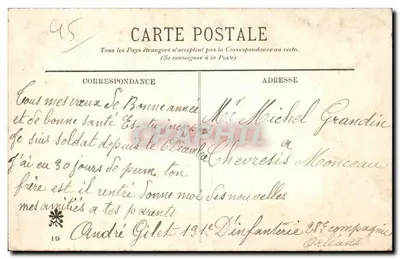 Orléans — De Place du Martroi en de Beeld van Jeanne d'Arc — Achterkant