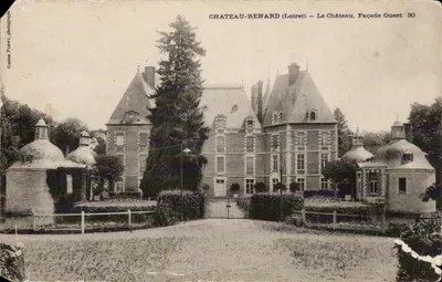Castelo de Château-Renard (Loiret) — Fachaça Oeste — Gaston Pressy, n°30