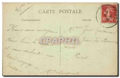 Cléry (Loiret) — Het kasteel van Mardereau — Uitgave Farion — Achterkant