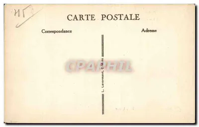 Gien (Loiret) — Antiguo Castillo de Anna de Beaujeu y Palacio de Justicia — Edición Orléans, n°21 — Reverso