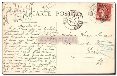 Malesherbes (Loiret) — Teatr natury — Zbiór CAUTIN Fils — Rewers