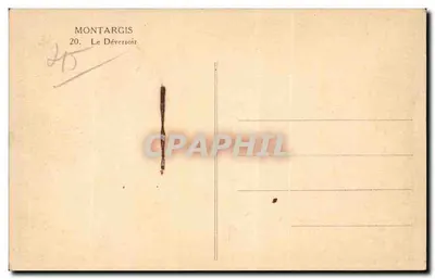 मॉंटरगिस — ले डेवर्सोइर — C.F. M. — पीछे