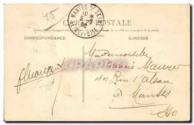 Montargis — Tivoli — Wydawca nieznany, numer serii nie widoczny — Rewers