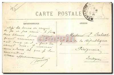 Montargis (Loiret) — Vista sul Puisseau — Ed. V. O. — Verso