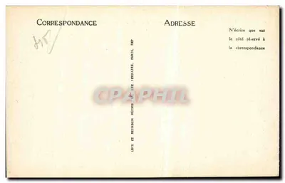 Montargis — Widok na kanał z tarasy zamku — LL — Rewers