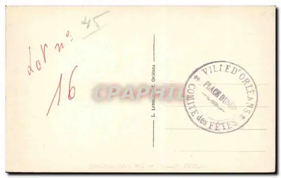 OLIVET (Loiret) — As margens do Loiret — Verso