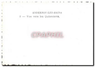 Andernos-les-Bains — Widok ku Quinconces — Rewers