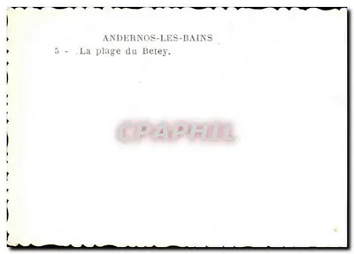 Andernos-les-Bains — La plage du Betey — n°5 — Rewers