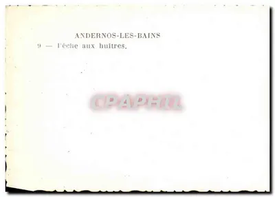 Andernos-les-Bains — Zbieranie ostryg — Rewers