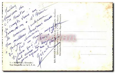 Hourtin — Vista Geral do C.F.M. — Dany — Verso