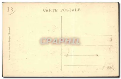 Castelo Ricaud — Arredores de Cadillac-sur-Garonne (Gironde) — Coleção Yve Barthélemy, Cadillac — Verso