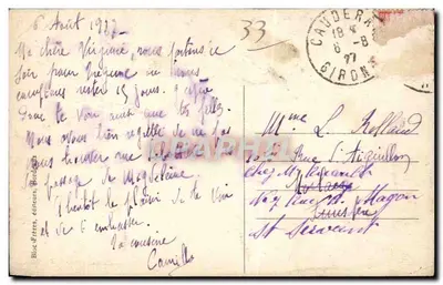 Gauderan (Gironde) — Los Pinos Francos - BR — Reverso