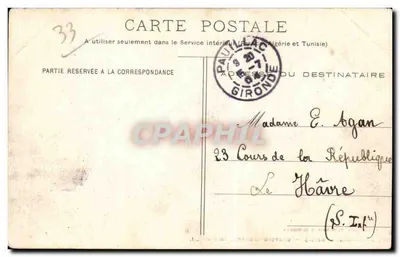 Castillo Lamarque — siglo XIII — Henry Guillier, Médoc — Reverso