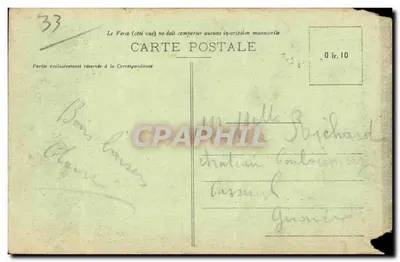 Verdelais (Gironde) - O Calvário - Uma Estação — editor Verdelais — Verso