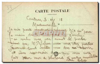 Coutras (Gironde) — Kąt Boug przy brzegach Dronne — Wydawnictwo Artystycznych Widoków, Louis Garde, L. Dourne — Rewers