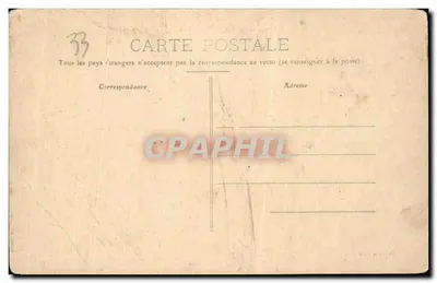 COUTRAS - A Dronne — vista do rio com ilhas — Edição Gruel, n°22 — Verso