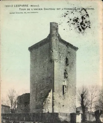 Lesparre (Médoc) — Torre do antigo castelo chamado Honneur de Lesparre — Henry Guillier, 44 rue Fonneuve