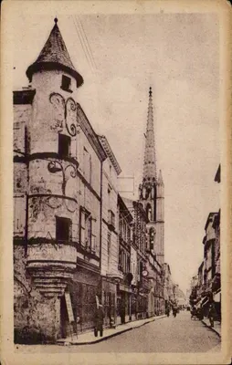 Sainte-Foy-la-Grande — Straat van de Republiek en van de Klokkenstoel — onbekende uitgever