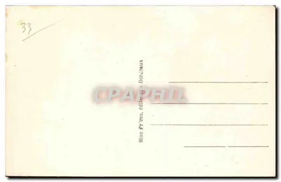 सेंट-एमिलियोन — एकल चौक वाला चर्च (11वीं शताब्दी) रीस्टोरेशन से पहले — बीआर — पीछे