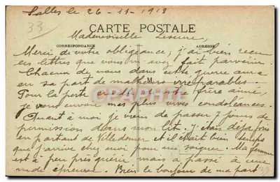 Libourne - O Hotel de Ville — Marcel Belbof, fototipia, Bordeaux, n°25 — Verso
