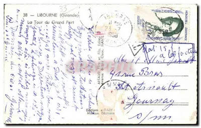 Wieża Wielkiego Portu — Libourne (Gironde) — Wydawnictwo Caby — Rewers