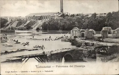 Valladolid — Panorama do Pisuerga — Jorge Montero — Livraria — Acera 4 e 6 — Valladolid
