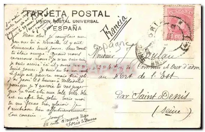 Valladolid — Panorama do Pisuerga — Jorge Montero — Livraria — Acera 4 e 6 — Valladolid — Verso