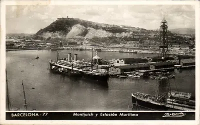 Barcelona - 77 — Montjuich ve Denizcilik İstasyonu — Zarkowita