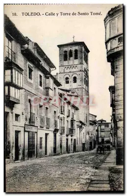 Toledo - Rua e Torre de Santo Tomé — n°10