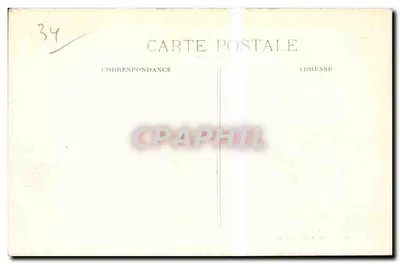 Palavas-les-Flots — Jety i Chalety, brzeg prawy — J. Claparède, Palavas — Rewers