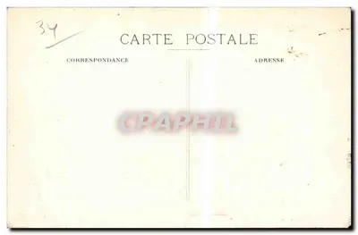 Palavas-les-Flots — Duży Kanał — Wydawnictwo J. Claparède, Palavas — Rewers