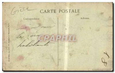 Monastir — Một người ăn mày già — Visé, Paris N° 1630 — Mặt sau