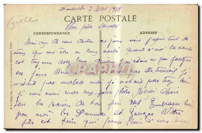 Saloniki – Biała wieża i nowa miasto – Wydawca E. Le Dally, seria 62, nr 1546 — Rewers