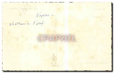 Zamek Océuf — Neapol — wydawca Husco — Rewers