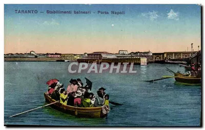 Taranto — Estabelecimentos balneários — Porta Napoli — Ed. Nicola Piccinelli — N° 779