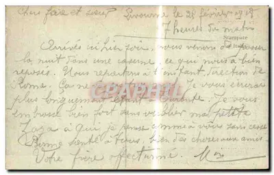 Livorno - Bagni S. Jacopo in Acquaviva — editor Alferocci, n° 6008 — Verso