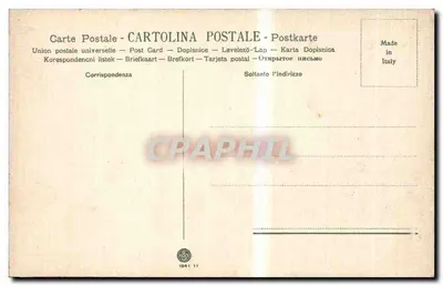 Milão - Largo Cairoli — Monumento equestre — n° 11 — Verso
