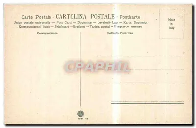 Milão - Colunas de S. Lorenzo — vista da colunata com carruagem e trem — n°16 — Verso