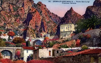 Grimaldi-Ventimiglia — Ponte San-Luigi, Fronteira Italiana — Edições d'Art Munier