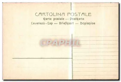Paisagem de galinhas e pássaros — editor não identificado — número de série não visível — Verso