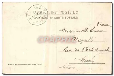 Kostium Gesana Torine — Paul Thurner — Éditeur Cartolina Postale, Torino — Rewers