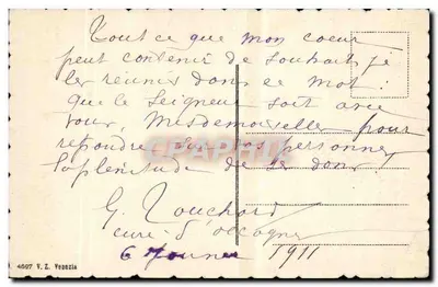 Veneza - São Marcos - Os pombos — editor V.Z. Veneza, n° 4697 — Verso