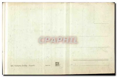 Napoli - Plac Bursztynowy i ulica Umberta I — wydawca Roberto Zedda, nr 86270 — Rewers