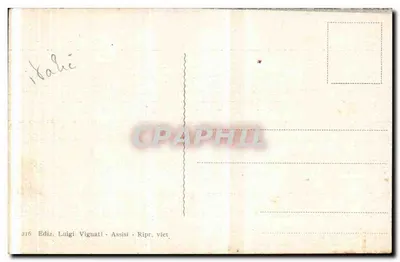 Assisi - Panorama świętej Marii Apostołki Aniołów — Rewers