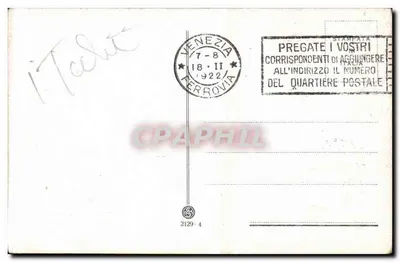 Wenecja - Il Molo — wydawca Rossetti, nr 2129-4 — Rewers