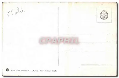 Nápoles - Gradinata di Chiaia — G. Rago — Verso