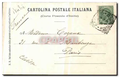 Via di Mezzo — Bordighera — G. Nino Alber tieri, pianos e música, edição Bordighera — Propriedade reservada — Verso