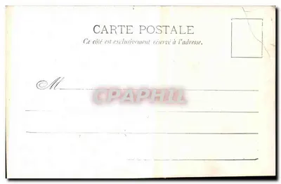 Zsuszone algie morskie — próbki botaniczne — Kartka pocztowa Stara pocztówka — Rewers