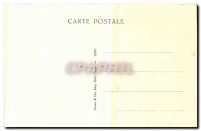 Museu do Louvre — O Ticiano: Júpiter e Antíope — Edição Braun & Cie, Paris, n° 1587 — Verso